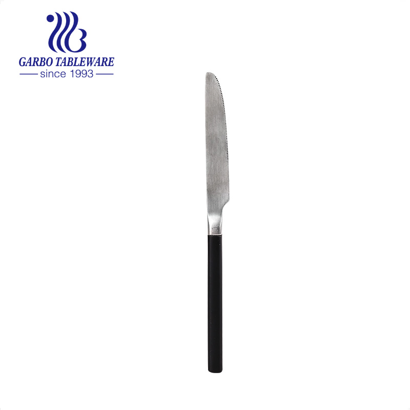Stock Kitchen Knife PVD Technology Mirrow Polish Stainless Steel Dinner Knife