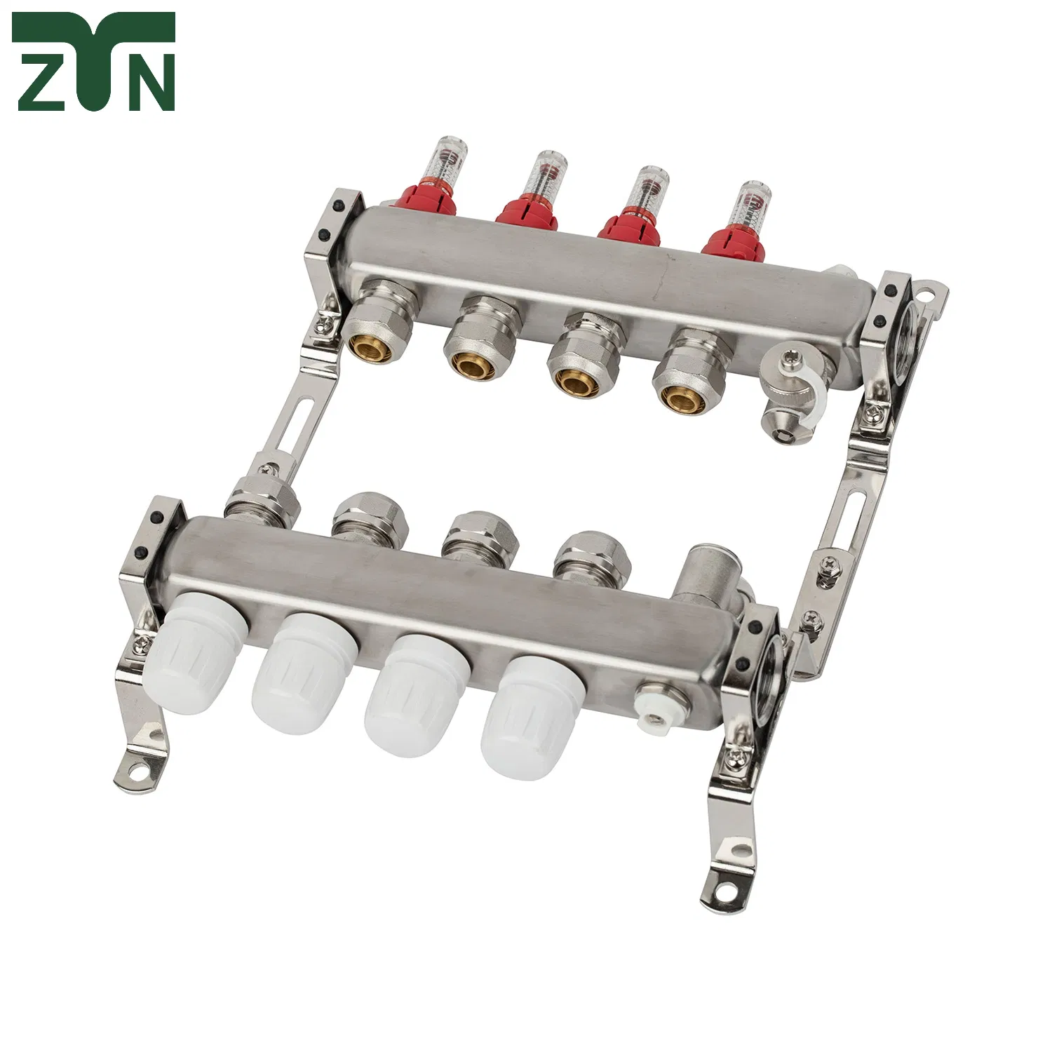 Floor Heating Systems & Parts Manifold with G NPT R ISO7 Thread