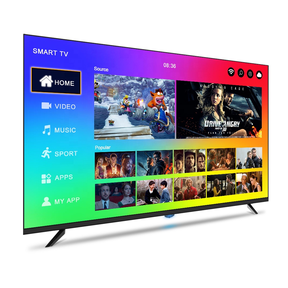 Телевизор Smart TV 43-95 дюймов 4K MiniLED Android безрамочный 120Гц