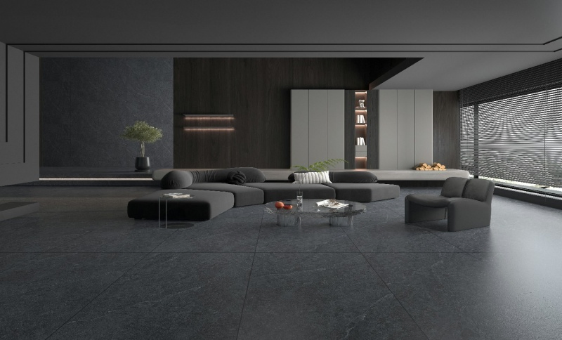 Керамогранит GA6275&GA6276 темно-серый противоскользящий R10