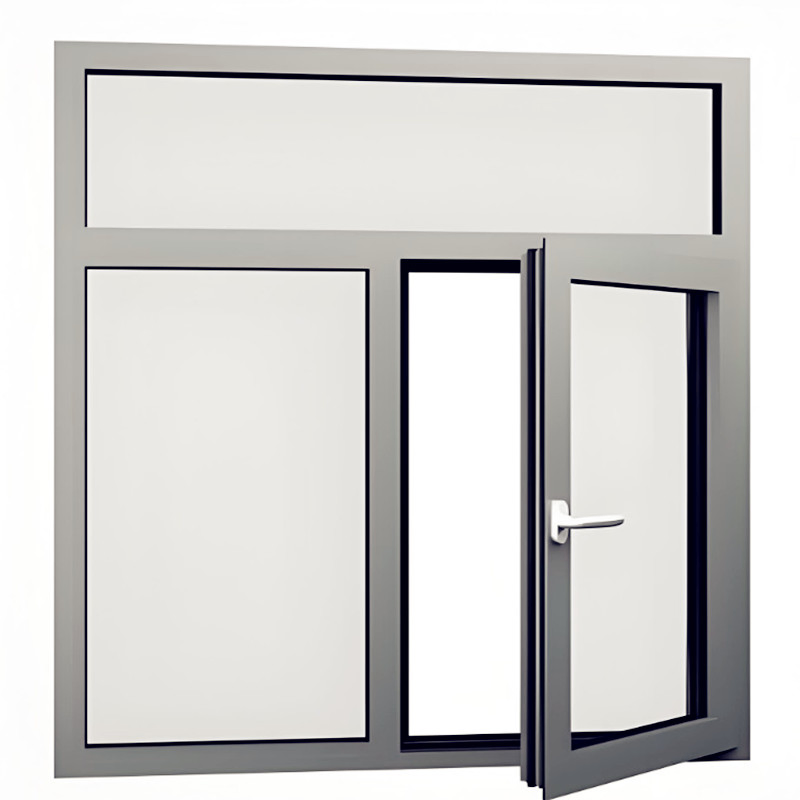 Top Quality European Style Double Glazed Aluminum Casement Window with Stainless Net