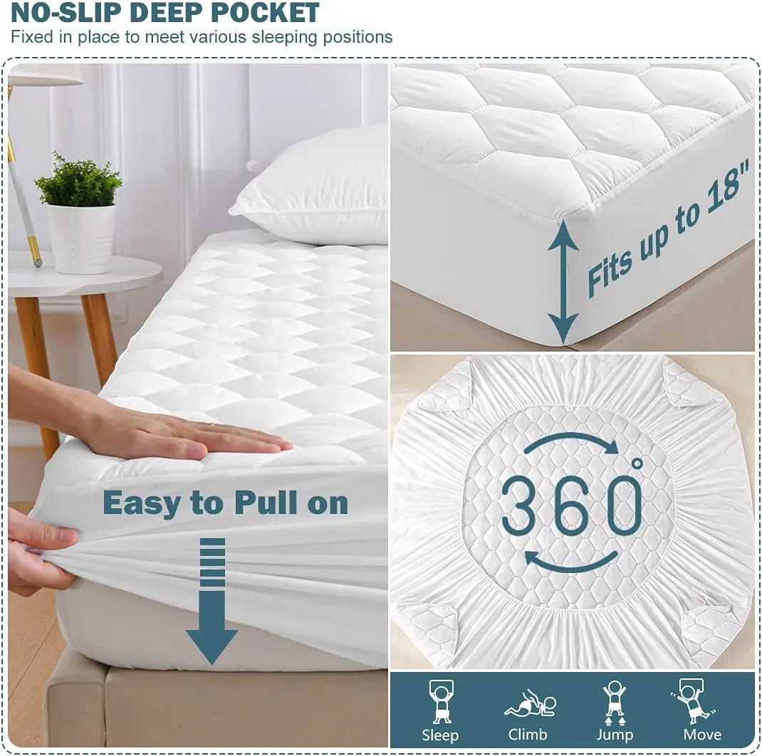 High Quality Waterproof Bed Cover for Hotel Villa Home Mattress Protector