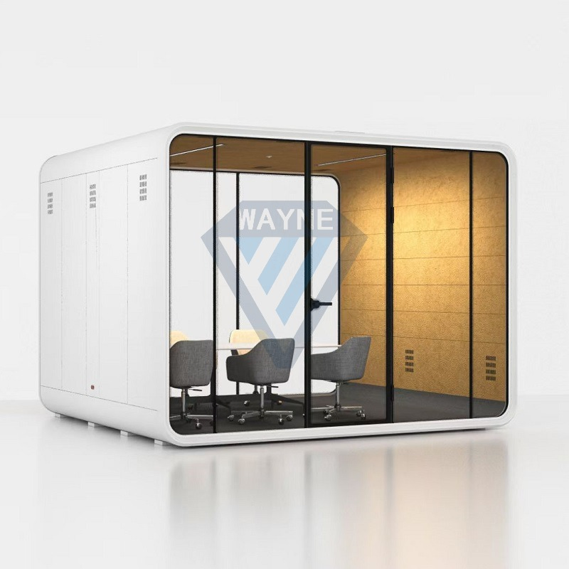 Demountable DIY Mobile Office Booth for Meeting Room