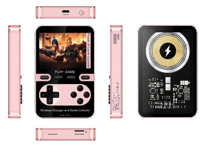 Xh001 5000mAh Power Bank Wireless Charger 500 Mini Games