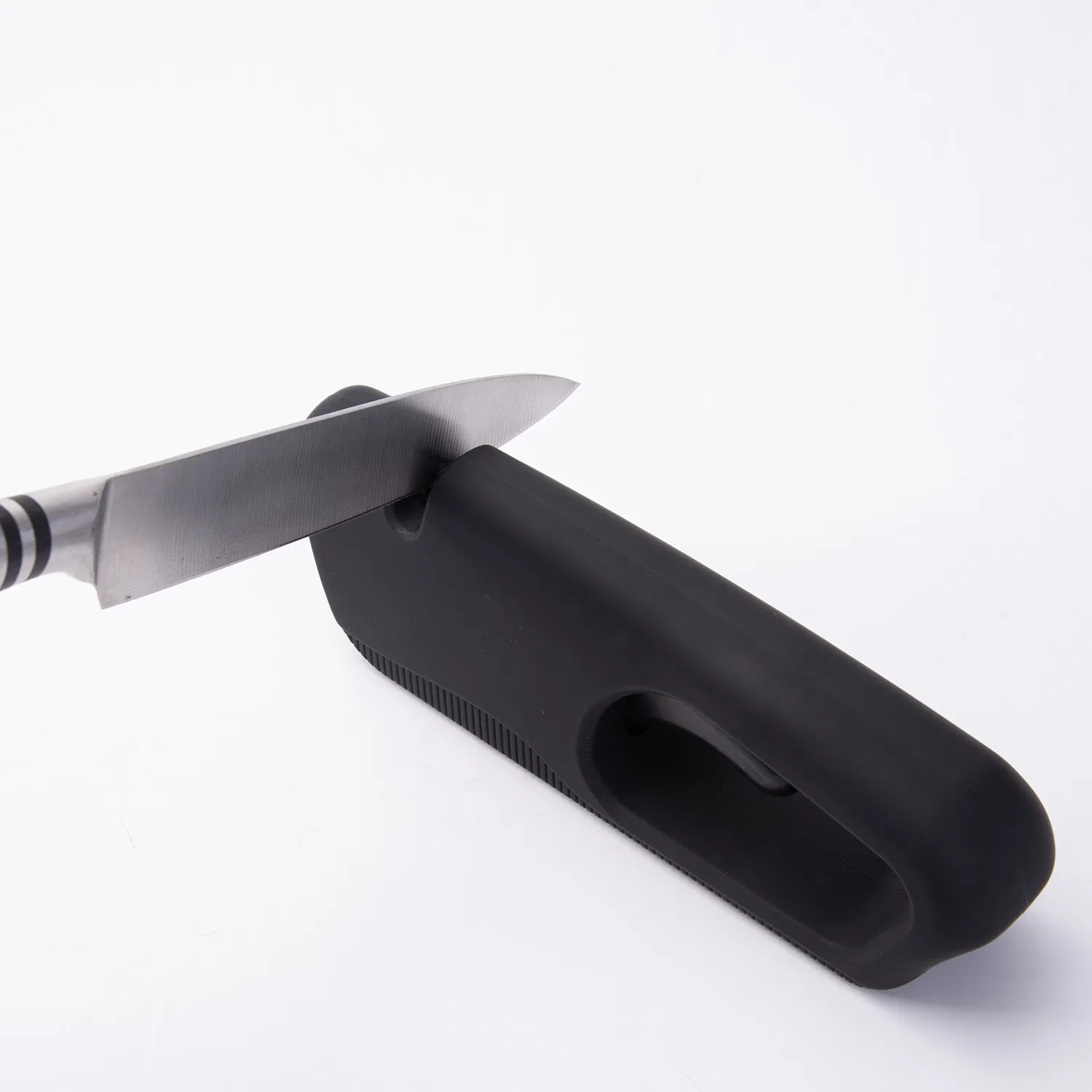 Knife Sharpener 2-Way Sharpening Coarse Crude Fine Scissors Single Edge Ergonomic-Tool
