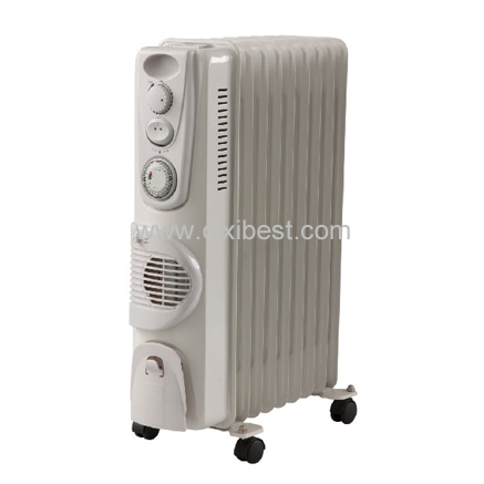 Timer and Fan Oil Filled Radiator Oil Heater Bo-1004TF