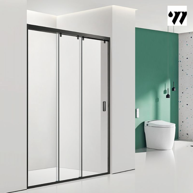 New Fashion High Quality Modern Bathroom Glass Shower Door with Seal Strip
