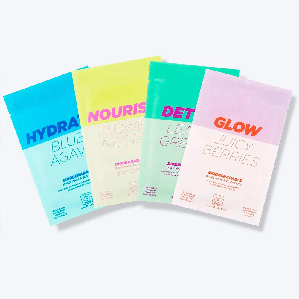 Korean Skincare Facial Mask Natural Hydrating Fruit Sheet Masks with Watermelon Hyaluronic Acid Face Mask