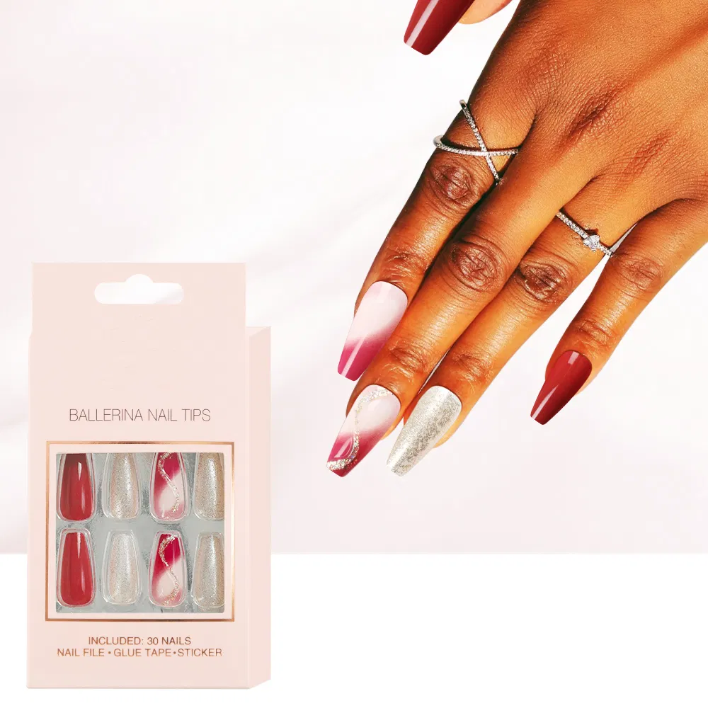 Wholesale Press on Nails, Full Cover Artificial Fingernails for Women Girl