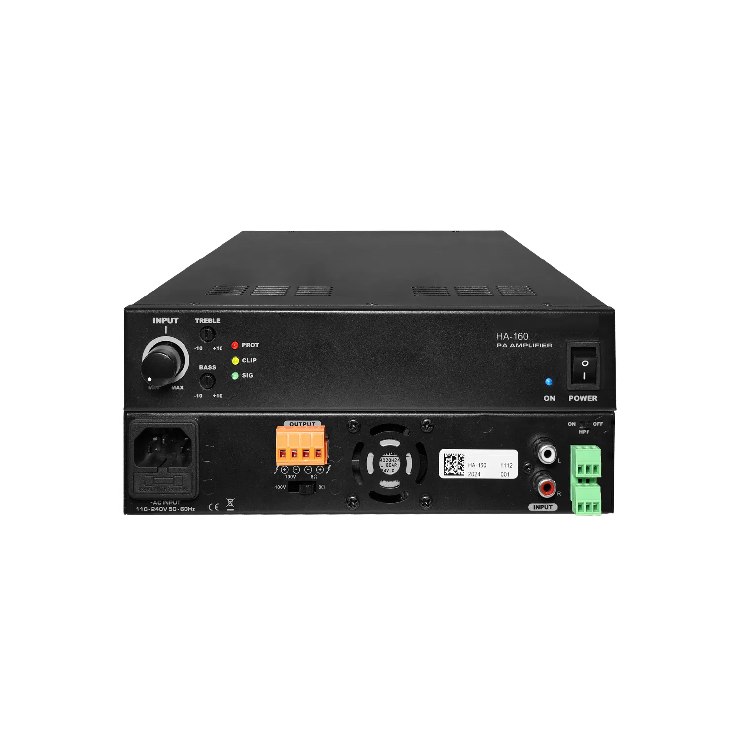 1/2 Channel Mini 60W 500W Mini High Power Professional Audio Power Mixer Amplifier with 100V or Ohm for PA Public Address System