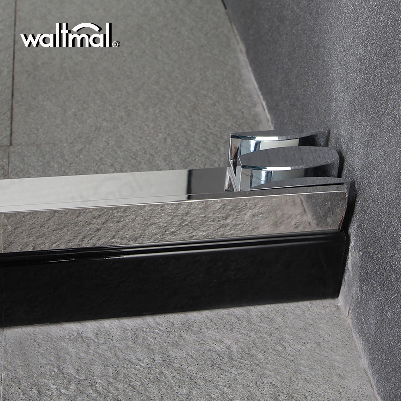 Bathroom Frameless Sliding Tempered Glass Shower Door