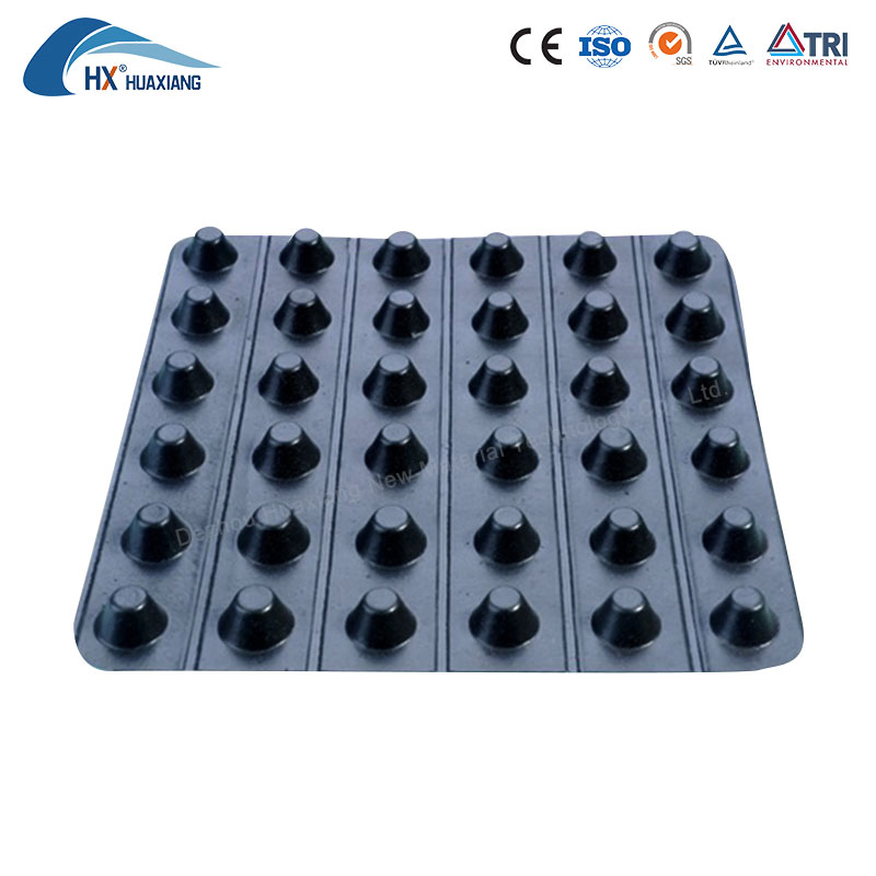 Chinese Products Wholesale HDPE Dimpled Plastic Drainage Sheet Waterproofing Drainage Board