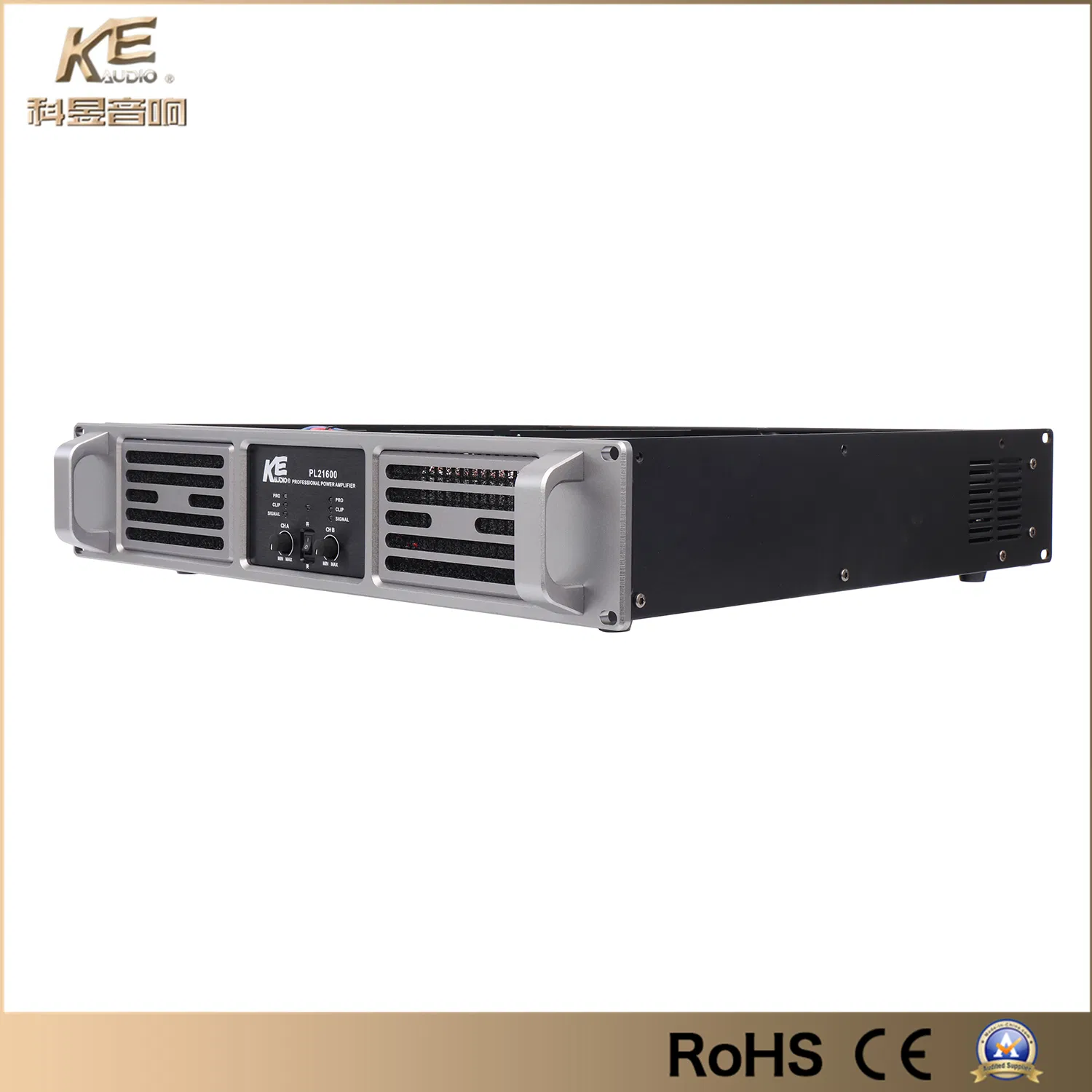 1600W Push-Pull Ke Audio China Professional Two Channels Amplifier Pl21600