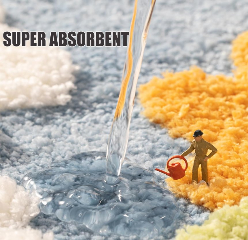 Absorbent Microfiber Bathroom Rug Set 2 Piece Soft Pink Cute Bath Mat and U-Shaped Contour Toilet Rug