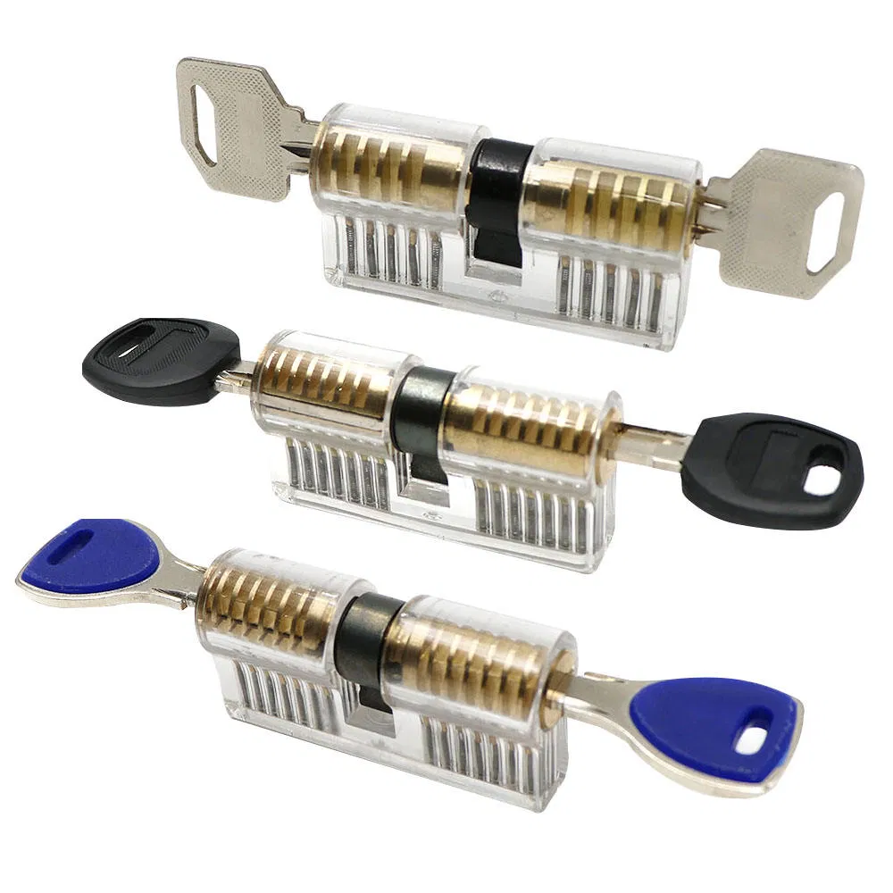 Clear Padlock Waterproof Locksmith Training Transparent Practice Padlock