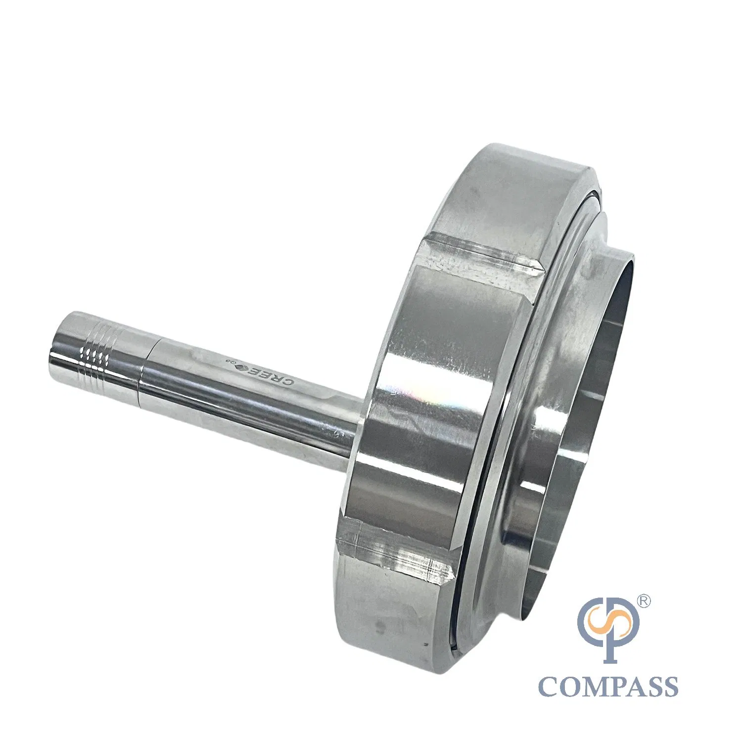 DN150 Stainless Steel SS304 Sanitary Hygienic Union Type Sight Glass with LED Light for Beverage Food