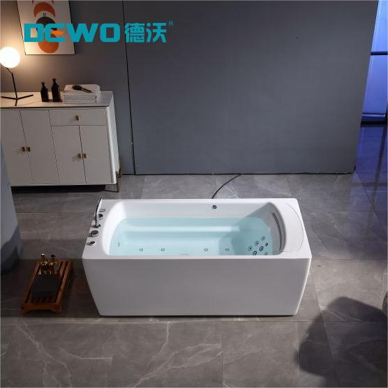 Современная гидромассажная ванна с водопадом и цифровой панелью