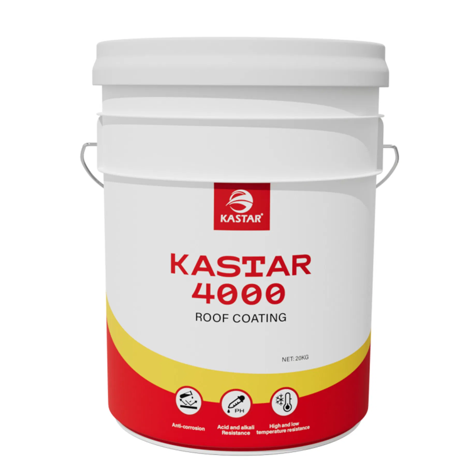 5 Gallon Bucket KASTAR 4000 Silicone Waterproof Roof Coating