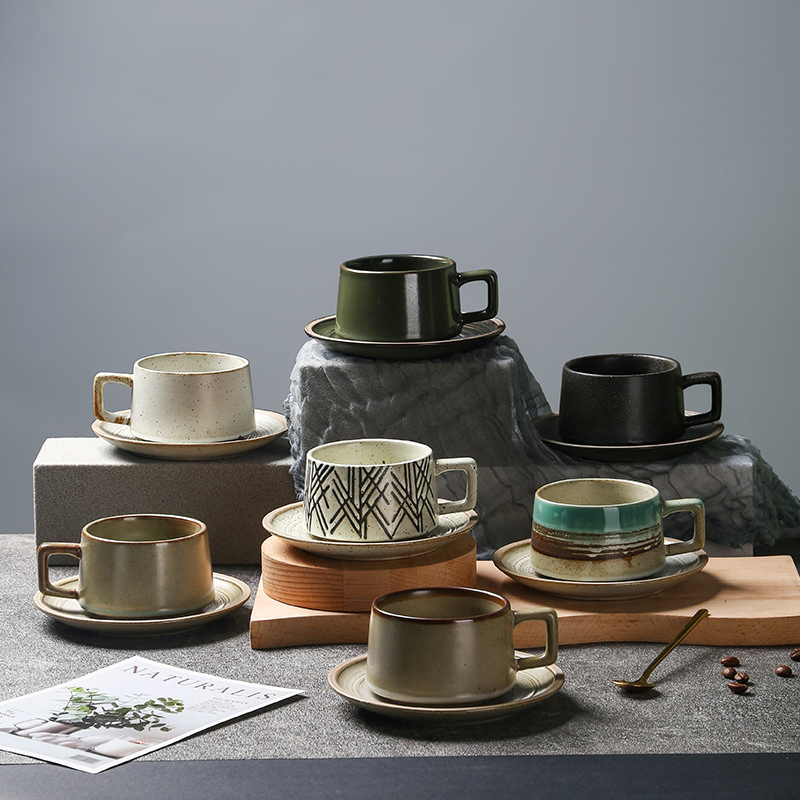 Factory Price Creative Retro Style Multiple Styles Coarse Pottery Cups