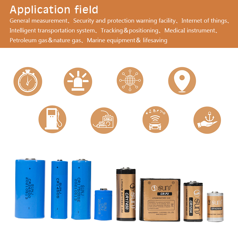 Литиевая батарея CR17450 3V 2400mAh LiMnO2