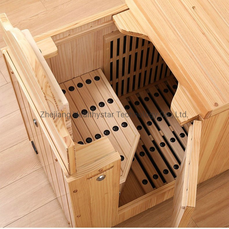 Сауна-бочка для квартиры с открытой дверью