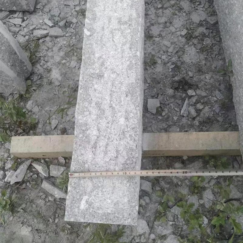 G375 Grey Granite All Sides Split Kerbstone