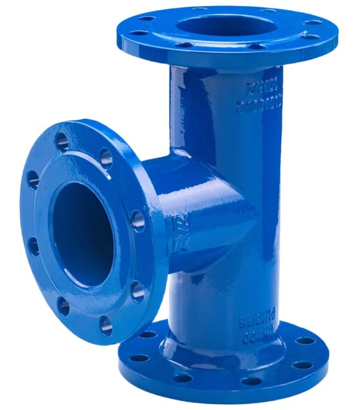 Durable Ductile Iron Pipe Fittings with Flanged Ends