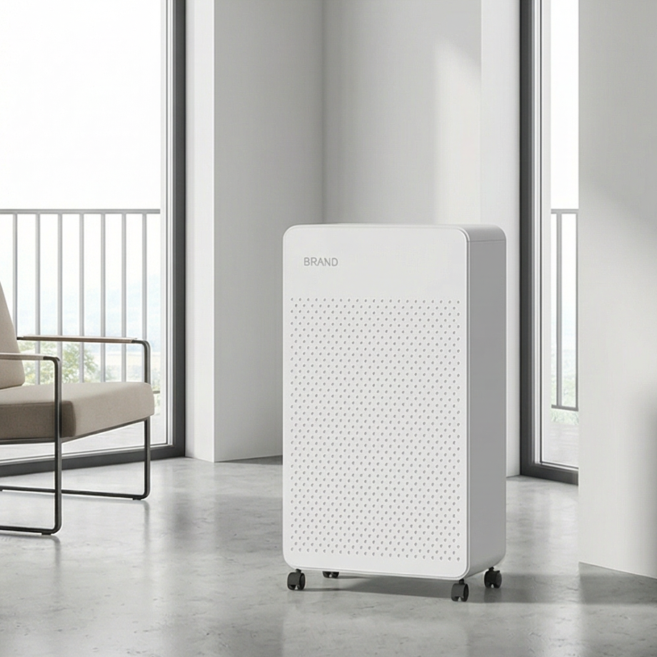 Highcapacity Quiet Portable Waterproof Dehumidifier with Smart Features