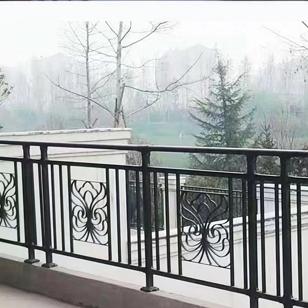 Hot-DIP Galvanized Steel Balcony Fence with Interlocking Pickets and Pre-Drilled Mounting Hardware Included