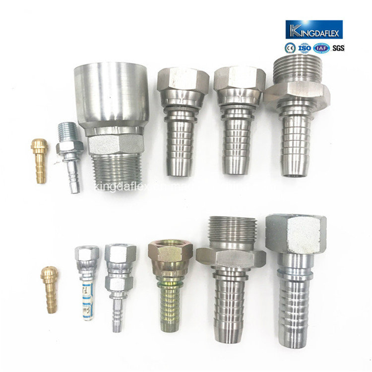 Фитинги шланговые из нержавеющей стали с оплеткой