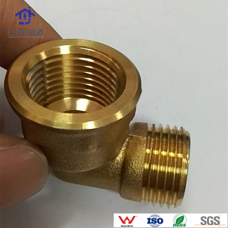 Brass Elbow Screwed Thread Hardware Heating Plumbing Fitting