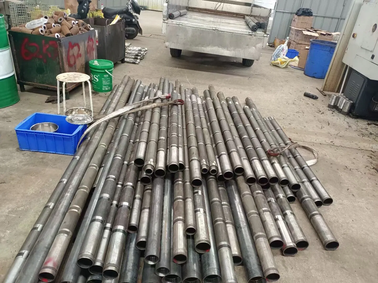 High Strength Drill Pipe/Rod for Core Drilling (BTW/NTW/HTW Wireline) - Durable Carbon Steel Construction