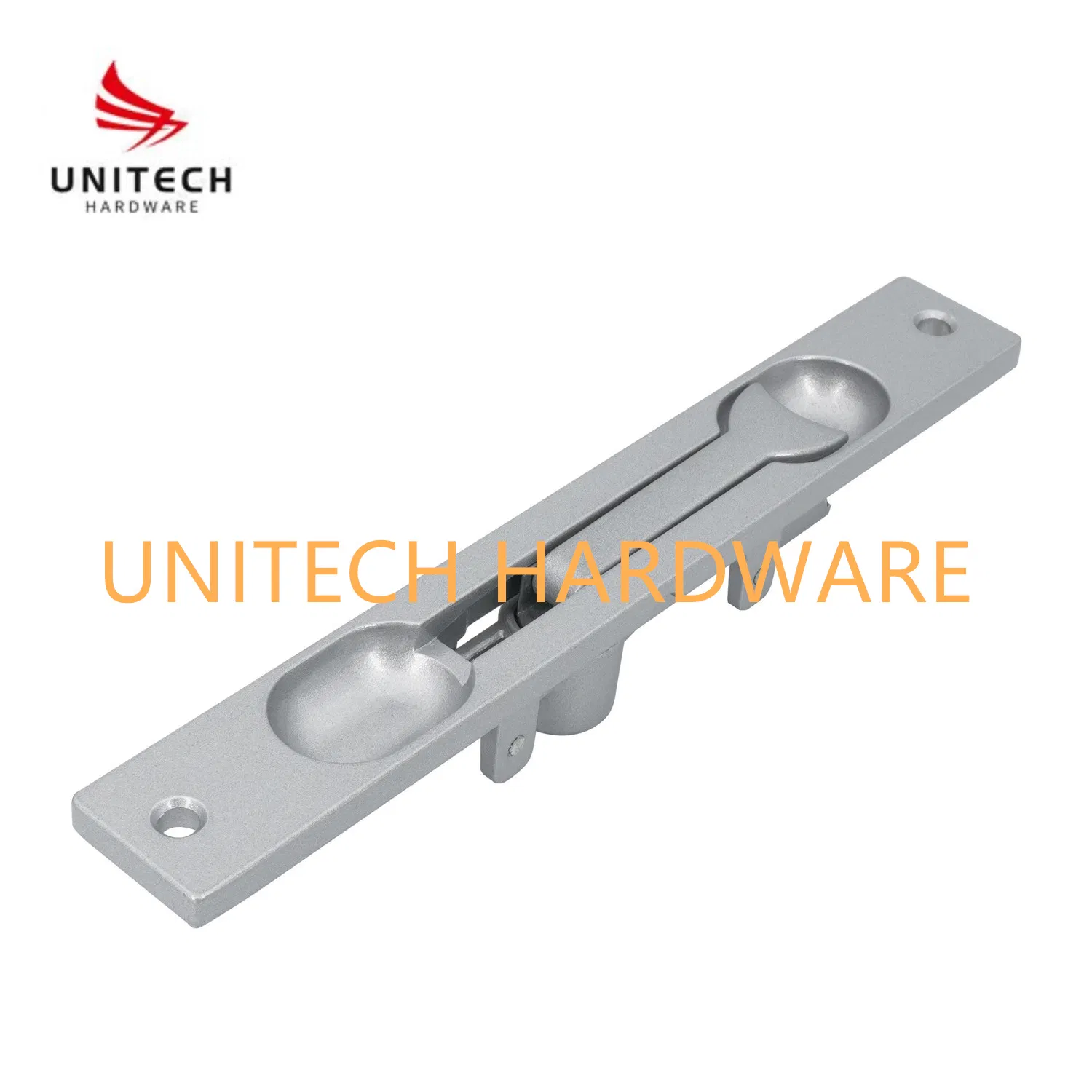 Door and Window Hardware Aluminum Alloy White Color Aquare Flush Bolt