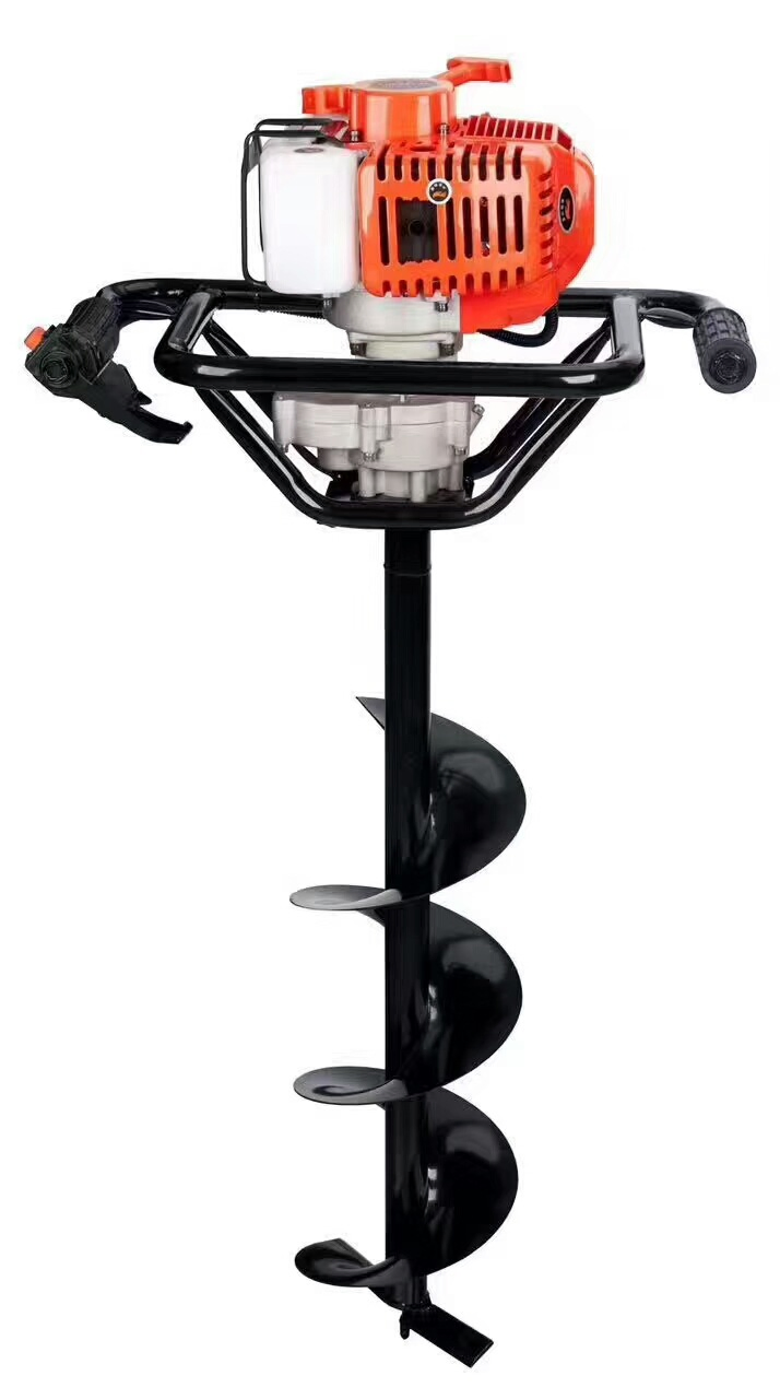 Feitian 52cc Petrol Earth Auger Large Power Ground Drill with Brake System