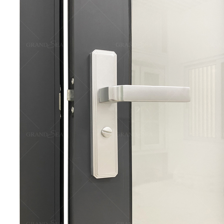 New Design Interior Bathroom Hinged Doors / Aluminium Toilet Casement Door