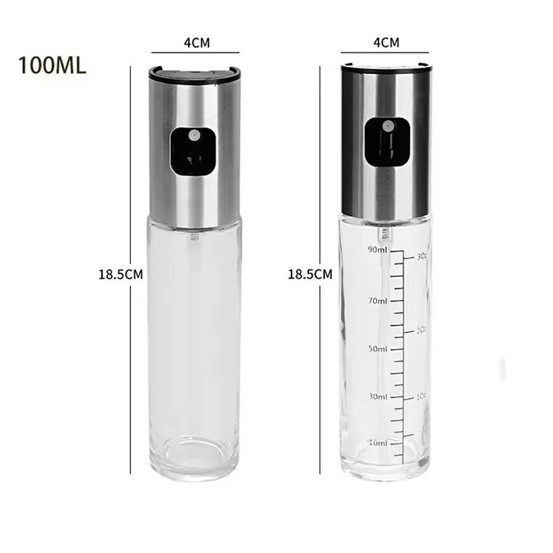 Kitchen Home Spray Oil Sprayer Air Fryer Misting Spray Bottle Glass Leak Proof Oil Can Bottles Pot