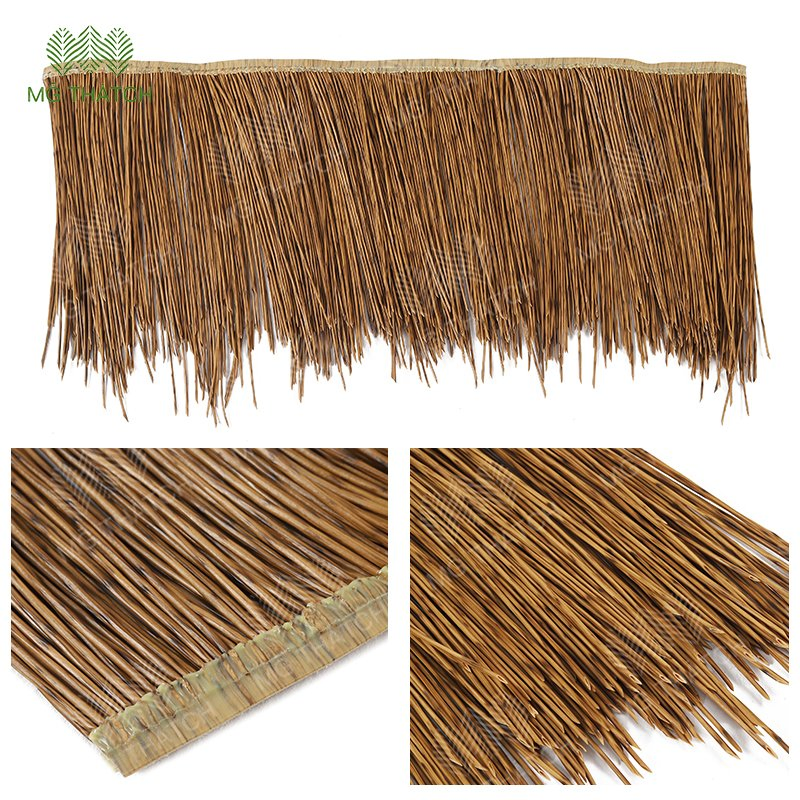 10 Meters Length Flame Resistant African Synthetic Artificial Reed Thatch Roll China Supplier