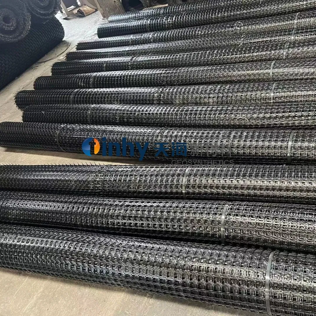PP Biaxial Plastic 20kN 30kN 40kN 50kN Geogrid for Pavement Construction