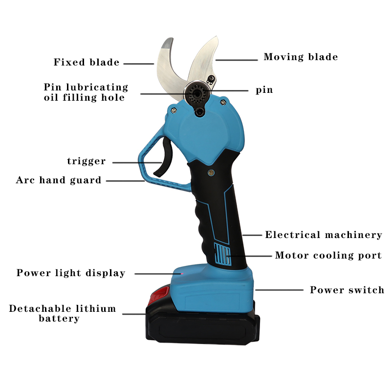 Аккумуляторные садовые ножницы Nongle, 200Вт