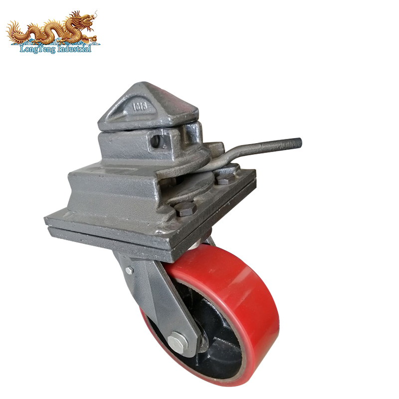 Movable 3ton Rigid Caster ISO Shipping Container Caster Wheels for Sale