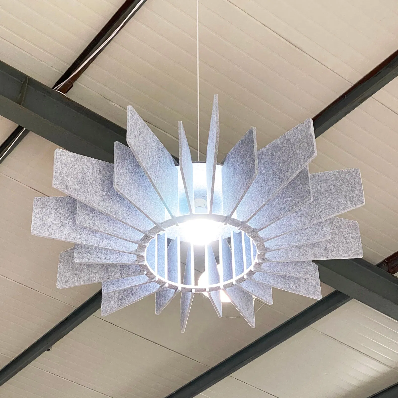 Polyester Fiber Acoustic Lamp for Decoration