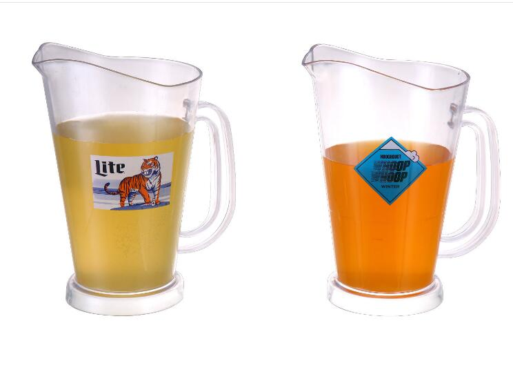 Customized BPA Free Juice Mug PP 1.8L Beer Jug