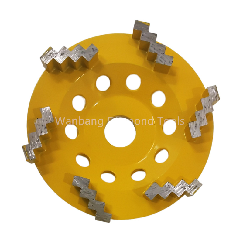 Алмазные сегментные шлифовальные колодки Redilock Zigzag