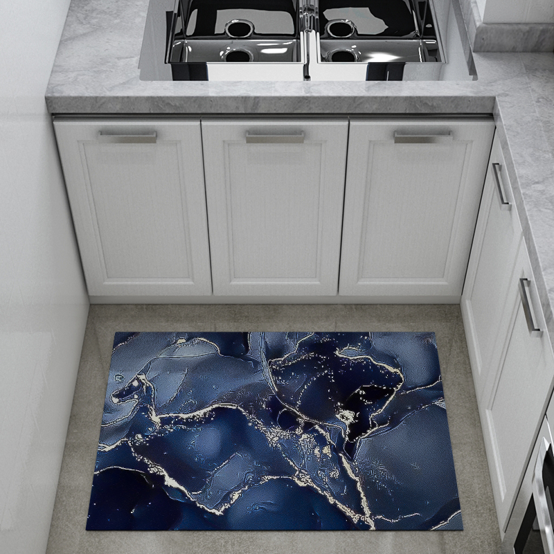 7mm PVC Anti-Fatigue High Rebound Waterproof Rubber Kitchen Mat Rug