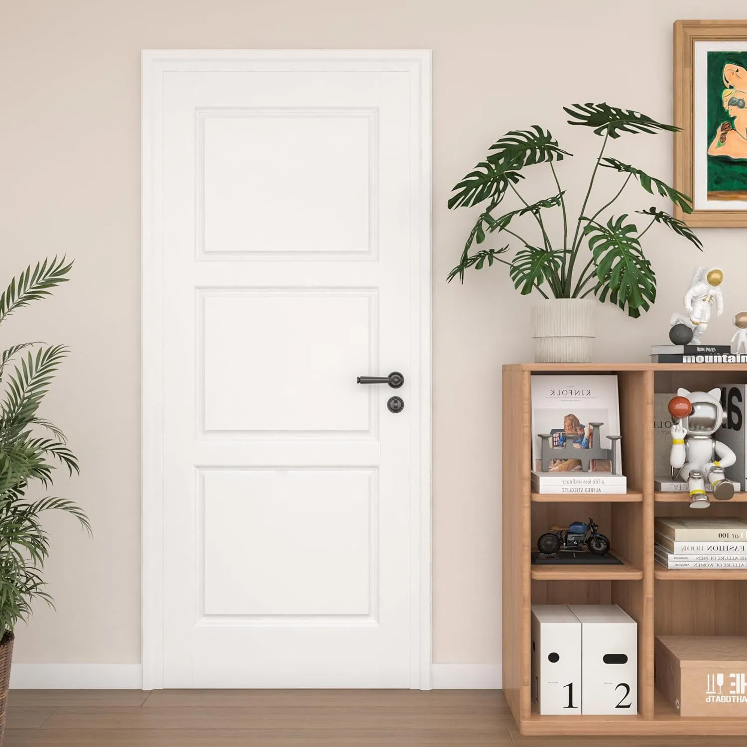 Modern Design Interior Room Door Wooden MDF Door for Apartment