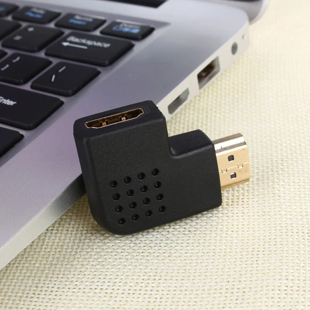 HDMI Female to Male Connector with Left Turn Angle Right Turn Angle for HDTV 1080P