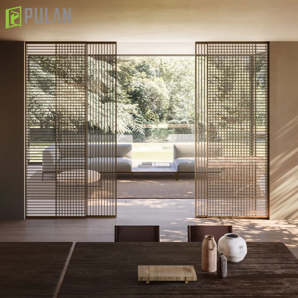 Latest Design Quiet Anti Rust Aluminum Sliding Door for Balcony/Open Dressing Room/Shop