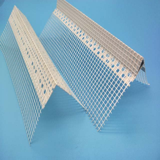 2.5m Length PVC Corner Bead with 10cm Fiberglass Mesh 145GSM