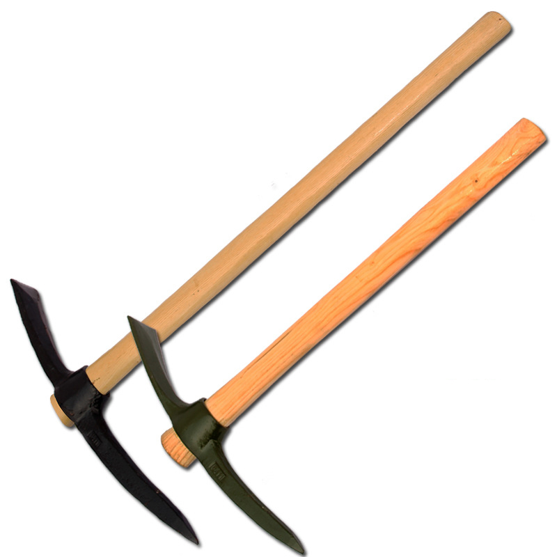 Hautine P412 Type Steel Pick with Wood Handle