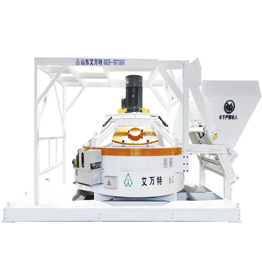 Vertical Planetary Concrete Mixer Mpg 500/750 1000 1500 2000 Block Brick Making Plant High Strength Reliable Quality